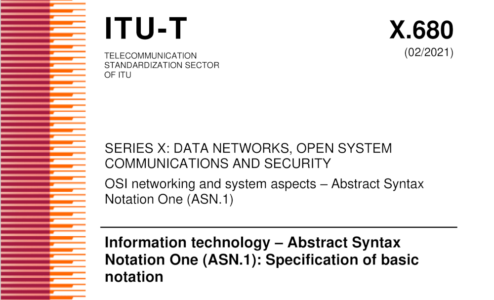 Document norme ASN.1